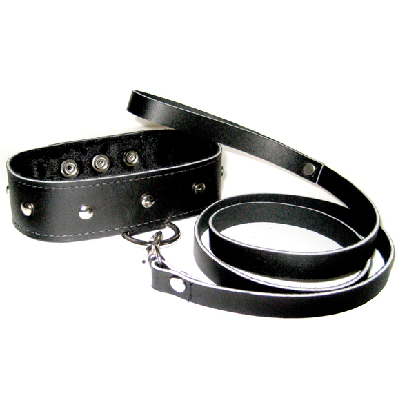 Нашийник Sportsheets - Leather Collar & Leash Set