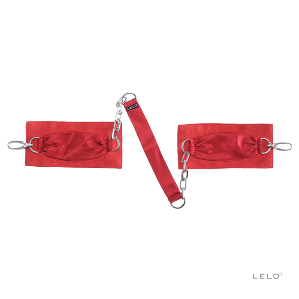 Белезници Lelo - Sutra Chainlink Cuffs- червени