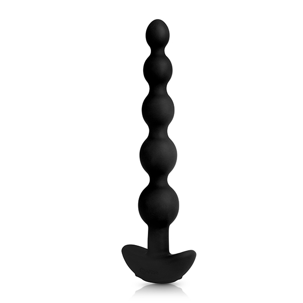 Вибрираща анална броеница B-Vibe - Cinco Anal Beads Black
