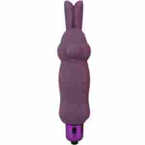 Вибро клиторен стимулатор с формата на зайче FUN BUNNY PURPLE 12 см.