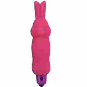 Вибро клиторен стимулатор с формата на зайче FUN BUNNY PINK 12 см.