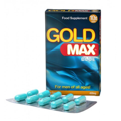 GOLDMAX™ BLUE (10 кап.) – усилвател на мъжката сексуална мощ