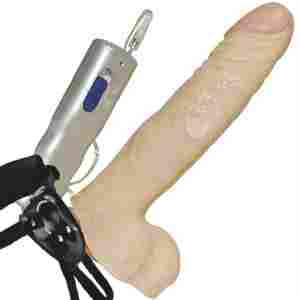 Вибро пенис колан "GIGOLINA" 19 cm.