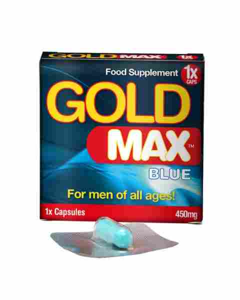 GOLDMAX BLUE (1 кап) – усилвател на мъжката сексуална мощ | Vibrator.bg
