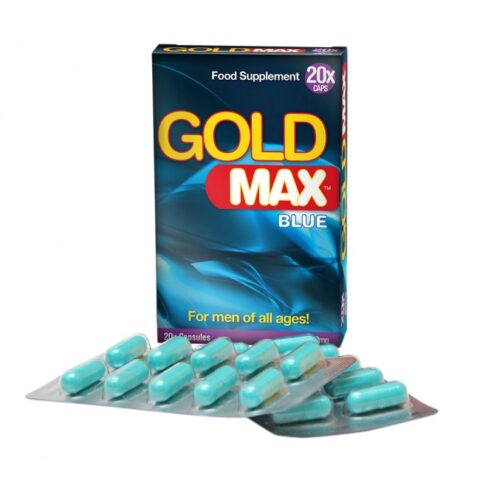 GOLDMAX™ BLUE (20 кап) - усилвател на мъжката сексуална мощ