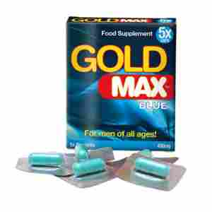 GOLDMAX™BLUE (5 кап) - усилвател на мъжката сексуална мощ