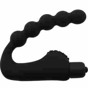 Анален простатен масажор DETIMIL BLACK 12 см.