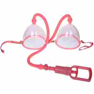 Помпа за уголемяване на бюста "BREAST PUMP" 2 чашки