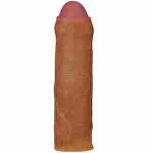 Пенис удължител и удебелител Кибер Кожа "NERS BROWN" 16 см.
