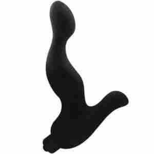 Простатен масажор и стимулатор "X FUN BLACK SWALLOW" 14 см.