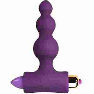 Анален вибратор и клиторен стимулатор "ROCKS OFF BUBBLES SENSATION" 11 см.