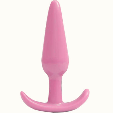 Мини анален Butt Plug STOPPER PINK 9 см.