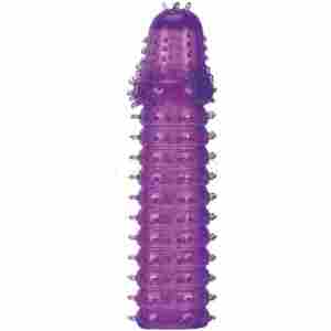 Пенис удебелител "SUPER STRETCH" 18 см. цв.ЛИЛАВ
