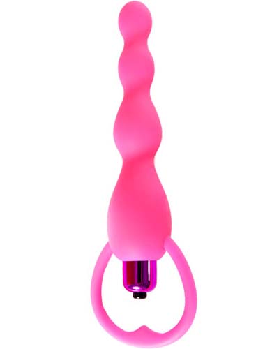 Вибро анална броеница TOK ANAL PINK 15 см.