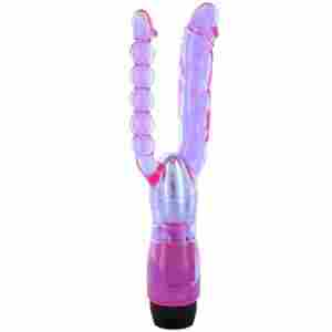 Двоен анално вагинален вибратор "X CEL" 24 см.