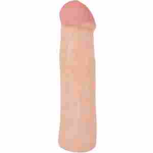 Пенис удебелител Кибер Кожа BIG WHITE SLEEVE 22 см.