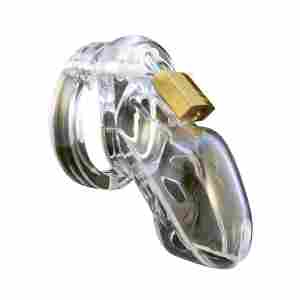 Клетка за пенис CB-3000 Chastity Cage - Clear - 37 mm