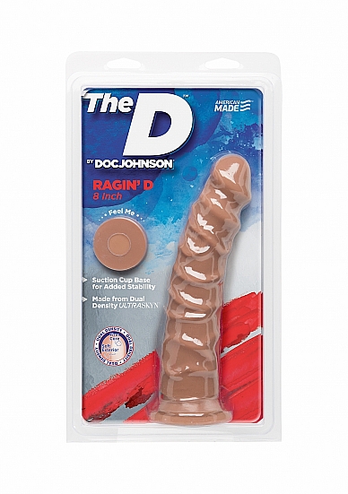 The D - Ragin' D - 8 Inch - Without Balls - Caramel