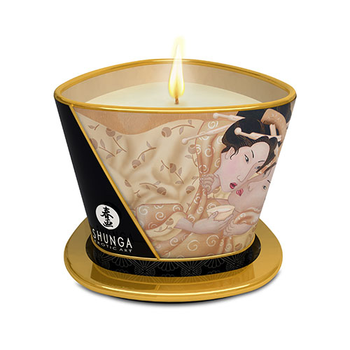 Масажна свещ с аромат ванилия