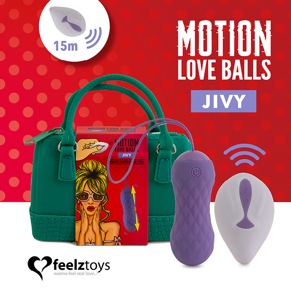 Вагинални топчета FeelzToys - Remote Controlled Motion Love Balls Jivy