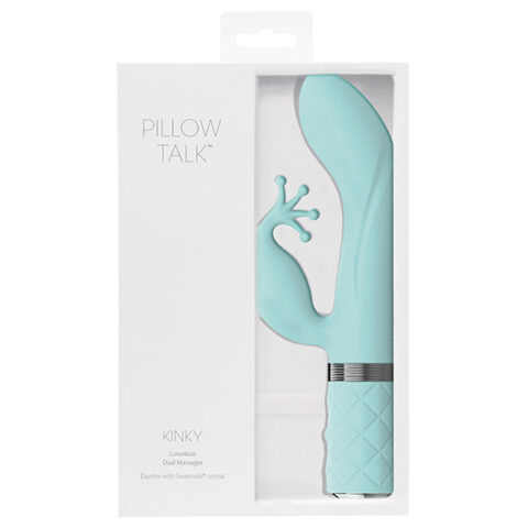 Мултивибратор Pillow Talk - Kinky Rabbit & G-Spot Vibrator Teal