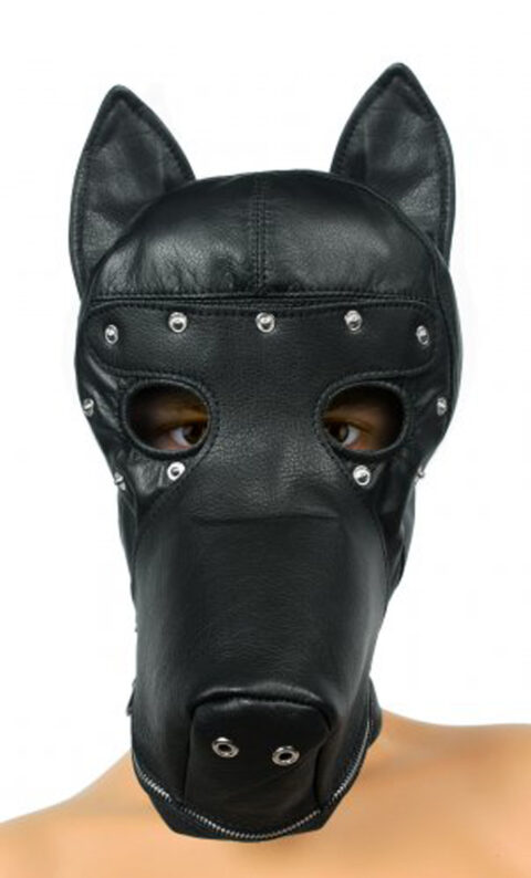 Кожена качулка Ultimate Leather Dog Hood