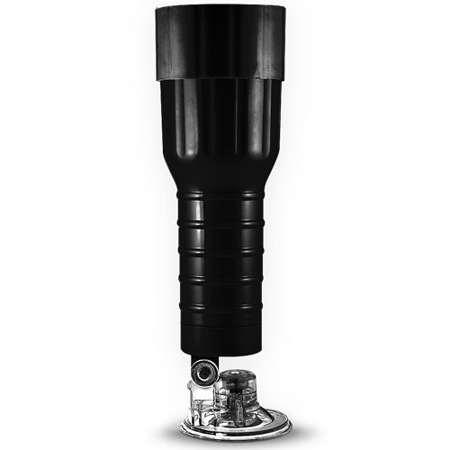 Мега мастурбатор с вакуумно закрепване "DESIRE CUP BLACK" 25 см. Вагина