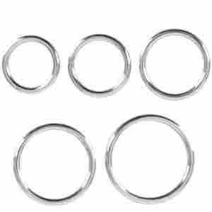 Комплект метални пенис рингове "BAD KITTY PROFESSIONAL" 5 бр.