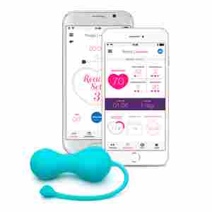 Вагинални топчета Lovelife by OhMiBod - Krush App Connected Bluetooth Kegel Turquoise