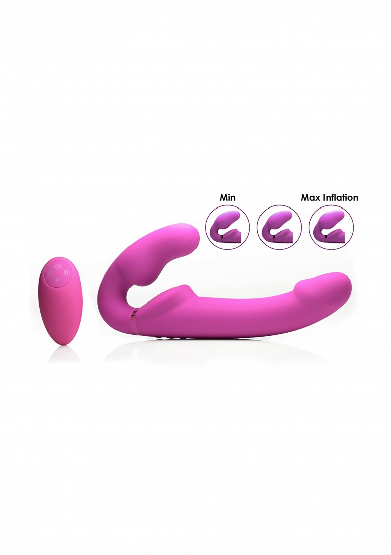 Двойно дилдо Inflatable Strapless Strap-on with Remote Control