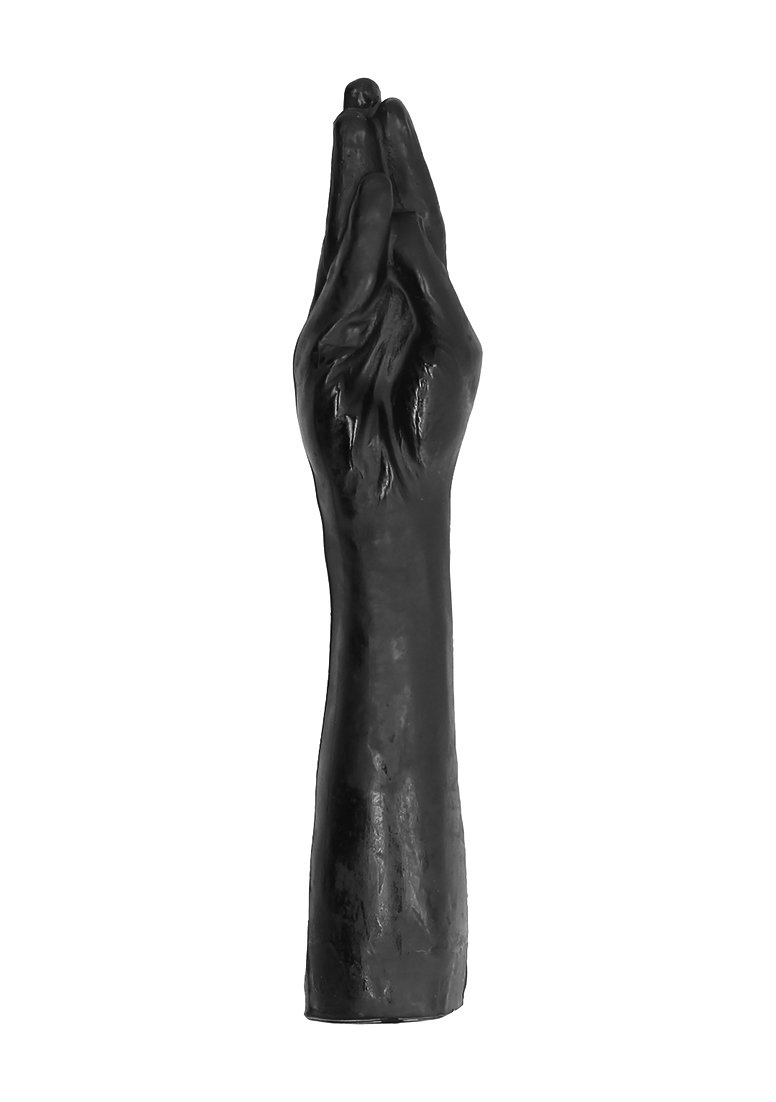 Огромно фистинг дилдо All Black 37 cm