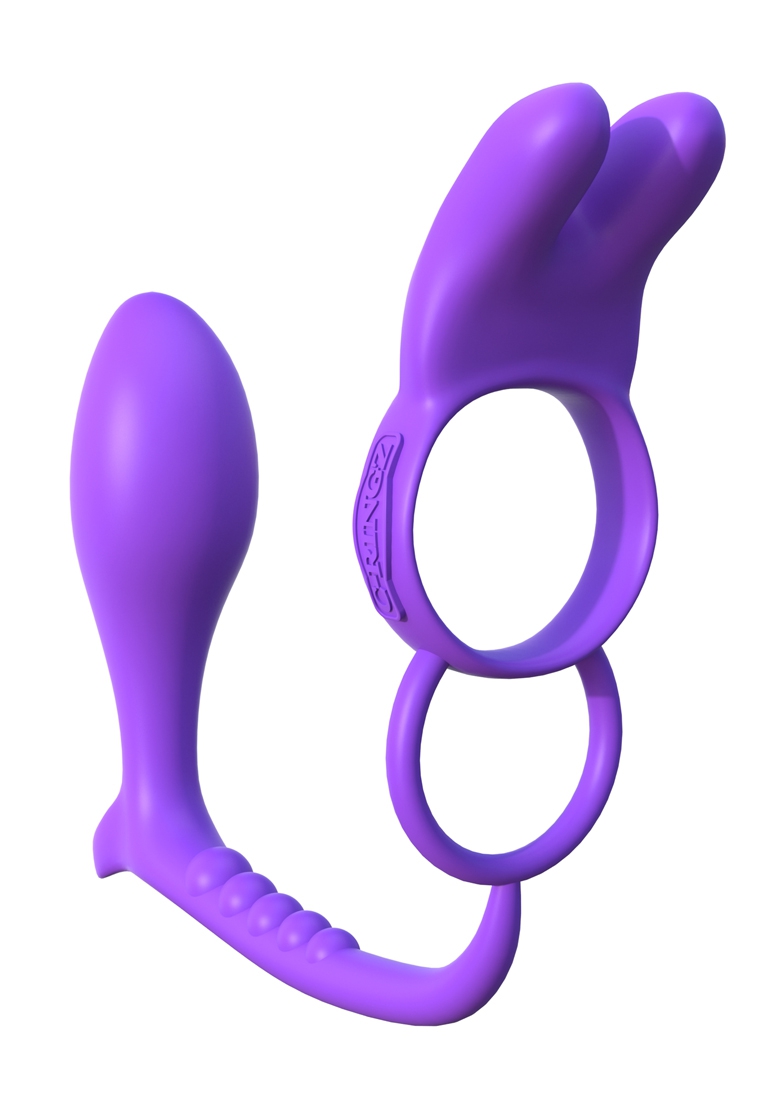 Ass-Gasm Vibrating Rabbit - Purple