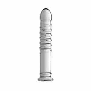 Стъклено дилдо Behemoth Ribbed XL Dildo-31см.