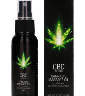 Масажно олио CBD Cannabis Massage Oil - 50 ml