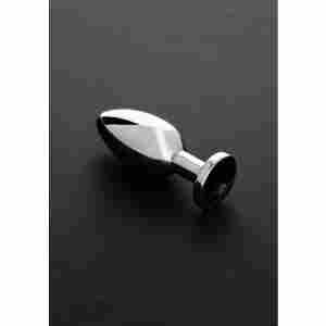 Jeweled Butt Plug BLACK - Medium
