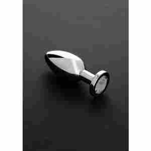 Jeweled Butt Plug CUBIC ZIRCON - Medium