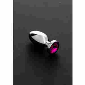 Jeweled Butt Plug PINK - Small
