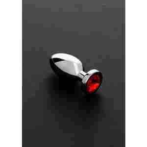 Jeweled Butt Plug RED -Small