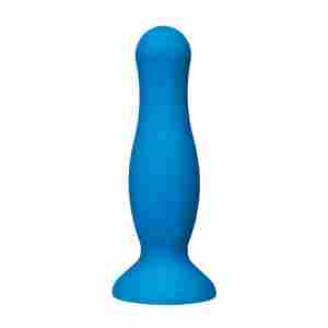 American Pop - Mode - Silicone Anal Plug - 5 Inch - Blue