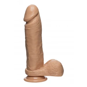 The D - Perfect D - 8 Inch with Balls - Firmskyn - Flesh