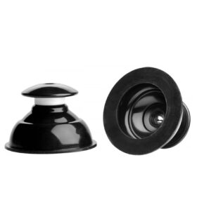 Plungers Extreme Suction Silicone Nipple Suckers - Black