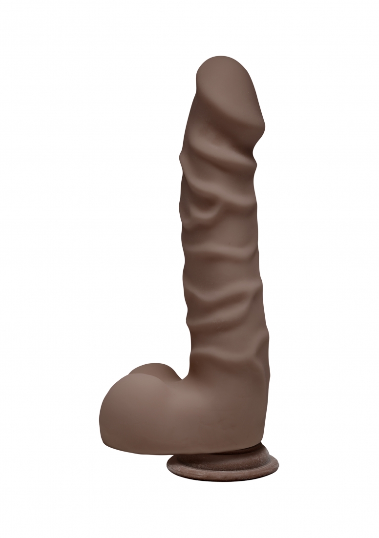 The D - Ragin' D with Balls - 7.5 Inch - Chocolate