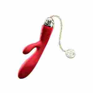 Zalo – Rosalie- зайче със златно синджирче-червено