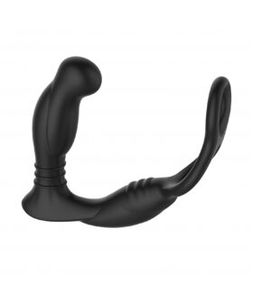 Простатен масажор SIMUL8 Vibrating Dual Motor Anal Cock and Ball Toy - Black