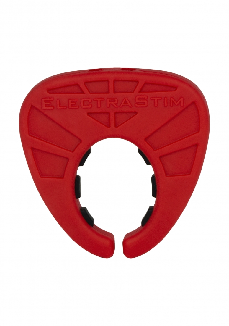 Пенис ринг електросекс Silicone Fusion "Viper" Cock Shield - Red
