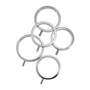 Електро секс комплект пенис пръстени Solid Metal Cock Ring