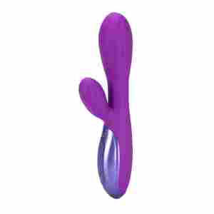 Презареждащо се зайче UltraZone Excite 6x Rabbit Style Silicone Vibe - лилаво