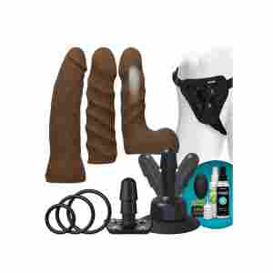 Комплект Vibrating Dual Density Starter Set - Chocolate