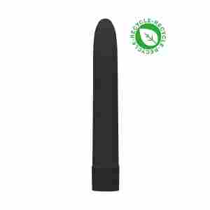 Биоразградим вибратор NATURAL PLEASURE 18 см - черен
