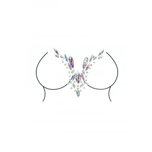 Dazzling Deep-V Cleavage Bling Sticker